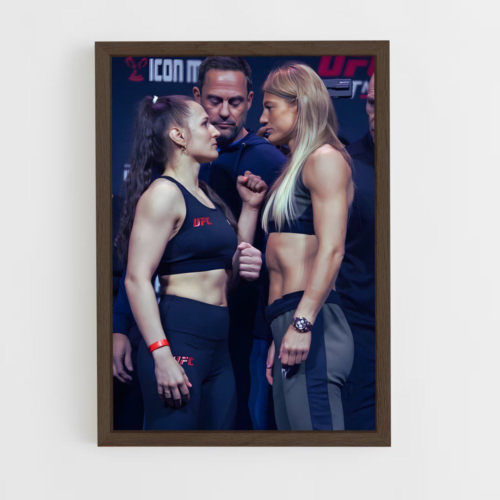 Poster Championne de l'UFC – affiche MMA (vue 5)